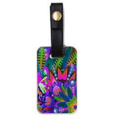 Wild Abstract Design Luggage Tags (one Side)  by Simbadda