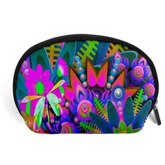 Wild Abstract Design Accessory Pouches (large)  by Simbadda