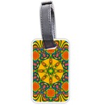 Seamless Orange Abstract Wallpaper Pattern Tile Background Luggage Tags (One Side)  Front