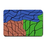 Abstract Art Mixed Colors Small Doormat  24 x16  Door Mat