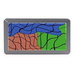 Abstract Art Mixed Colors Memory Card Reader (mini) by Simbadda