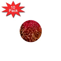 Background Water Abstract Red Wallpaper 1  Mini Buttons (10 Pack)  by Simbadda