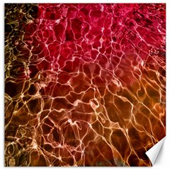 Background Water Abstract Red Wallpaper Canvas 16  X 16   by Simbadda