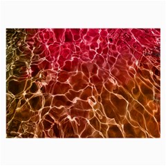 Background Water Abstract Red Wallpaper Large Glasses Cloth (2-side) by Simbadda