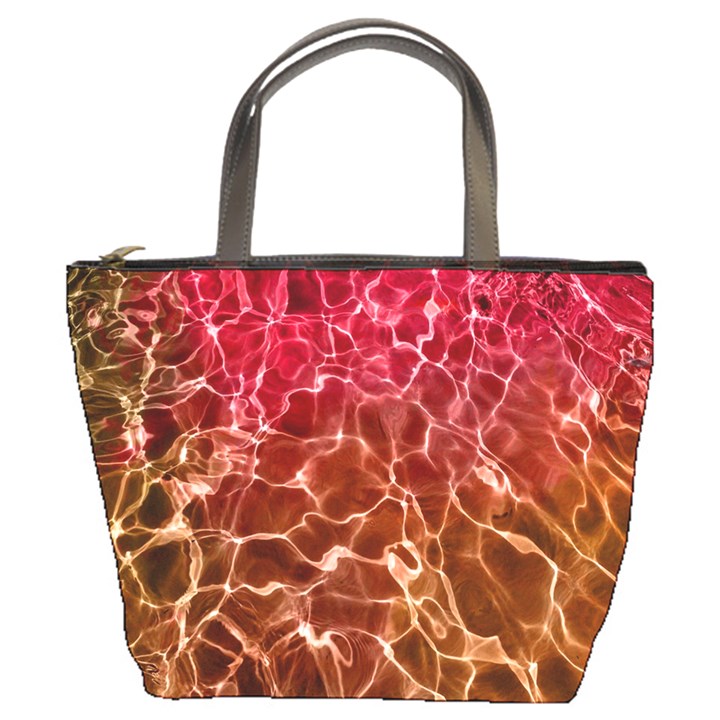 Background Water Abstract Red Wallpaper Bucket Bags