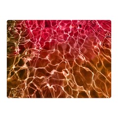 Background Water Abstract Red Wallpaper Double Sided Flano Blanket (mini)  by Simbadda