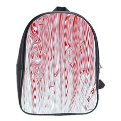 Abstract Swirling Pattern Background Wallpaper Pattern School Bags(Large) 