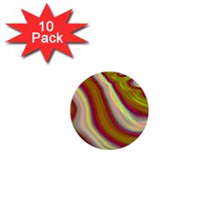 Artificial Colorful Lava Background 1  Mini Buttons (10 Pack)  by Simbadda