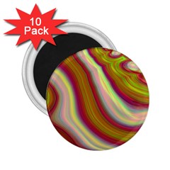 Artificial Colorful Lava Background 2 25  Magnets (10 Pack)  by Simbadda