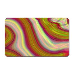 Artificial Colorful Lava Background Magnet (rectangular) by Simbadda