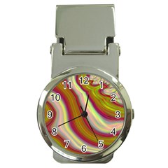 Artificial Colorful Lava Background Money Clip Watches by Simbadda