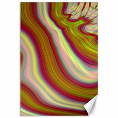 Artificial Colorful Lava Background Canvas 12  X 18   by Simbadda