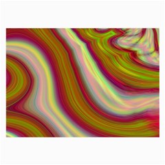 Artificial Colorful Lava Background Large Glasses Cloth by Simbadda