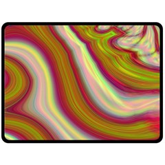 Artificial Colorful Lava Background Fleece Blanket (large)  by Simbadda