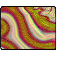 Artificial Colorful Lava Background Fleece Blanket (medium)  by Simbadda