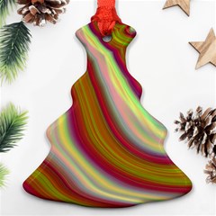 Artificial Colorful Lava Background Ornament (christmas Tree) 