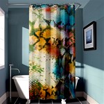 Abstract Color Splash Background Colorful Wallpaper Shower Curtain 36  x 72  (Stall)  Curtain(36 X72 ) - 33.26 x66.24  Curtain(36 X72 )