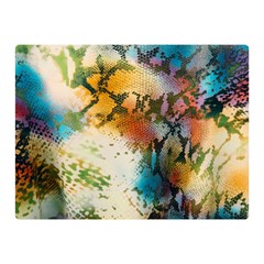 Abstract Color Splash Background Colorful Wallpaper Double Sided Flano Blanket (mini)  by Simbadda