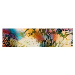 Abstract Color Splash Background Colorful Wallpaper Satin Scarf (oblong) by Simbadda