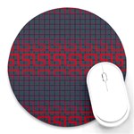 Abstract Tiling Pattern Background Round Mousepads Front