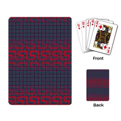 Abstract Tiling Pattern Background Playing Card by Simbadda