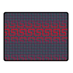 Abstract Tiling Pattern Background Double Sided Fleece Blanket (small)  by Simbadda