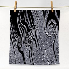 Abstract Swirling Pattern Background Wallpaper Face Towel by Simbadda