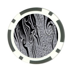 Abstract Swirling Pattern Background Wallpaper Poker Chip Card Guard (10 Pack) by Simbadda