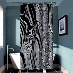 Abstract Swirling Pattern Background Wallpaper Shower Curtain 36  X 72  (stall)  by Simbadda