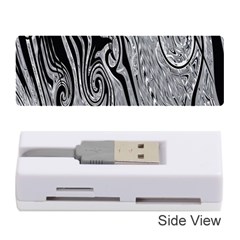 Abstract Swirling Pattern Background Wallpaper Memory Card Reader (stick)  by Simbadda