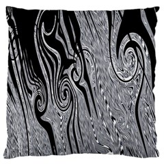 Abstract Swirling Pattern Background Wallpaper Standard Flano Cushion Case (two Sides) by Simbadda