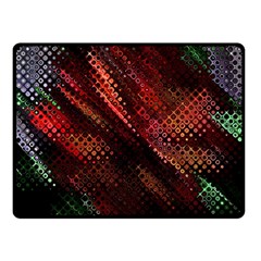 Abstract Green And Red Background Fleece Blanket (small) by Simbadda