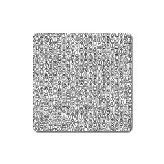 Abstract Knots Background Design Pattern Square Magnet by Simbadda