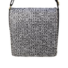 Abstract Knots Background Design Pattern Flap Messenger Bag (l)  by Simbadda