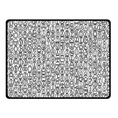 Abstract Knots Background Design Pattern Double Sided Fleece Blanket (small)  by Simbadda