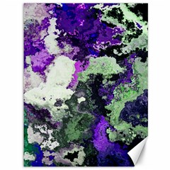 Background Abstract With Green And Purple Hues Canvas 36  X 48   by Simbadda