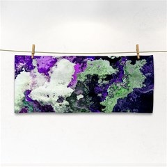 Background Abstract With Green And Purple Hues Cosmetic Storage Cases by Simbadda