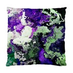 Background Abstract With Green And Purple Hues Standard Cushion Case (One Side) Front