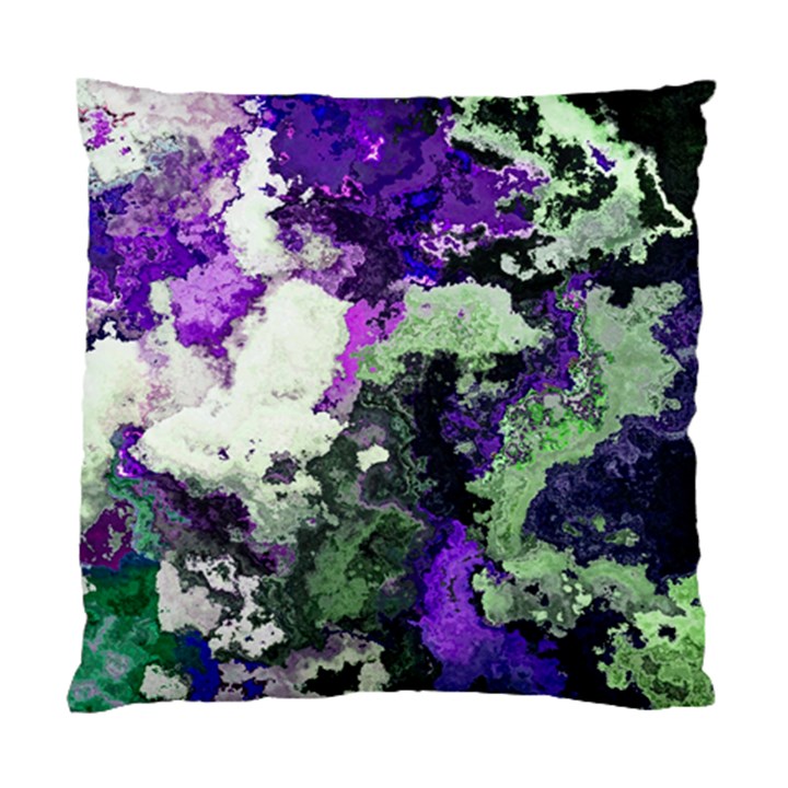 Background Abstract With Green And Purple Hues Standard Cushion Case (One Side)