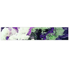 Background Abstract With Green And Purple Hues Flano Scarf (large)