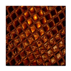 Caramel Honeycomb An Abstract Image Tile Coasters by Simbadda