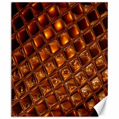 Caramel Honeycomb An Abstract Image Canvas 8  X 10  by Simbadda