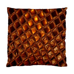 Caramel Honeycomb An Abstract Image Standard Cushion Case (two Sides) by Simbadda