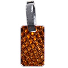 Caramel Honeycomb An Abstract Image Luggage Tags (two Sides) by Simbadda