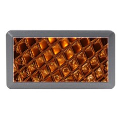 Caramel Honeycomb An Abstract Image Memory Card Reader (mini) by Simbadda