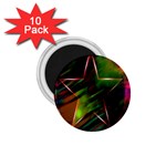 Colorful Background Star 1.75  Magnets (10 pack)  Front