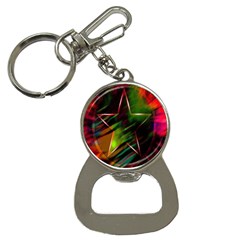 Colorful Background Star Button Necklaces by Simbadda