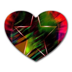 Colorful Background Star Heart Mousepads by Simbadda