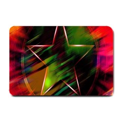 Colorful Background Star Small Doormat  by Simbadda