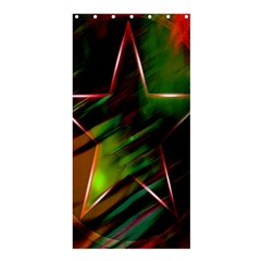 Colorful Background Star Shower Curtain 36  X 72  (stall)  by Simbadda